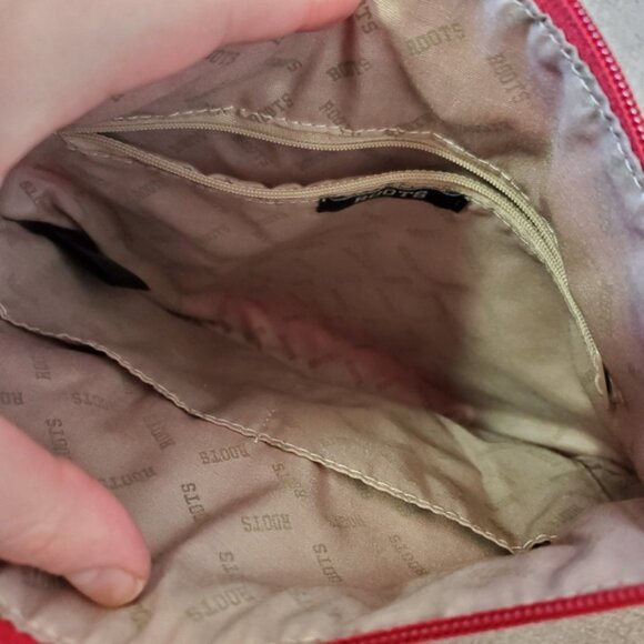 Roots nylon Travel Outdoor Utility Crossbody Purse - Picture 4 of 7